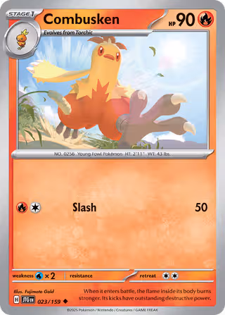 Combusken 23/159 Pokemon card