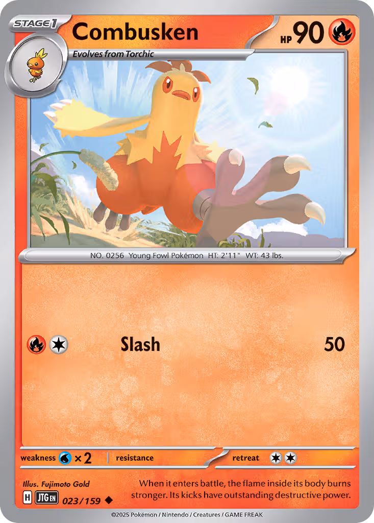 Combusken 23/159 Pokemon card
