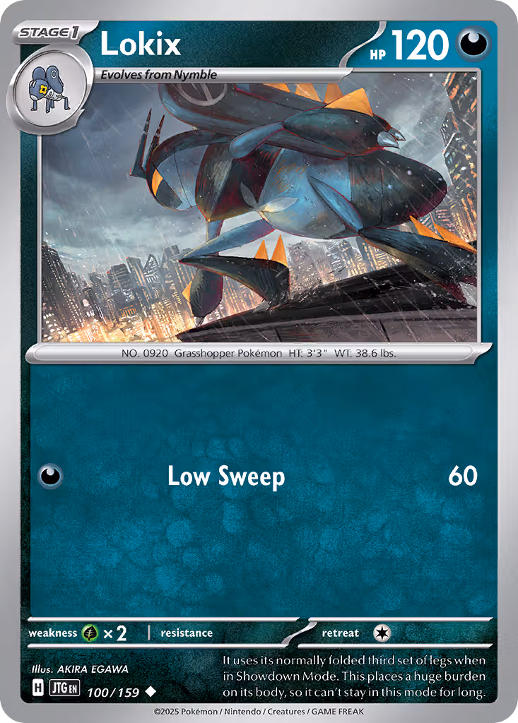 Lokix 100/159 Pokemon card