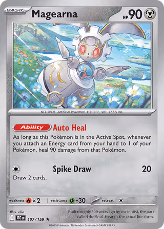 Magearna 107/159 Pokemon card