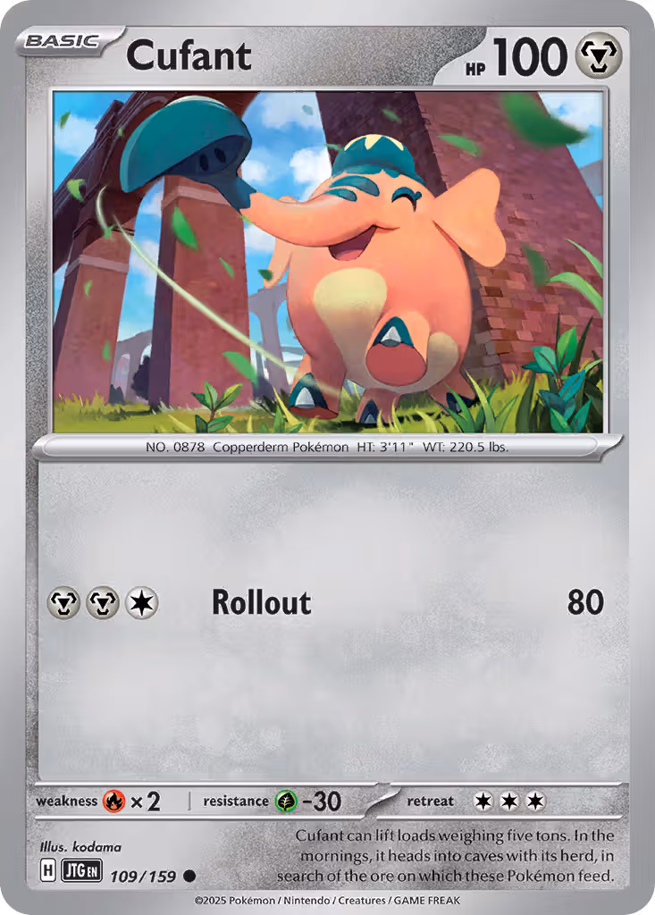 Cufant 109/159 Pokemon card