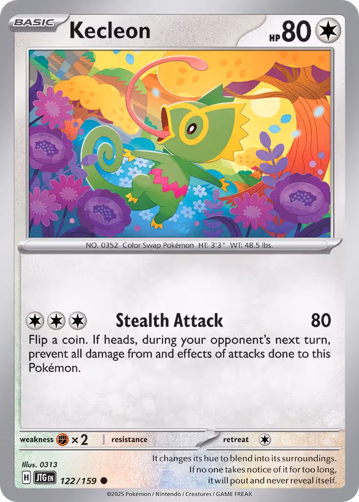 Kecleon 122/159 Pokemon card