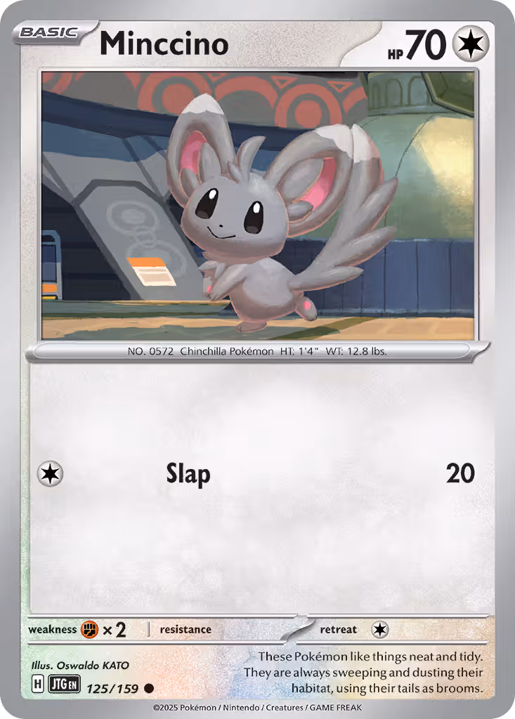 Minccino 125/159 Pokemon card