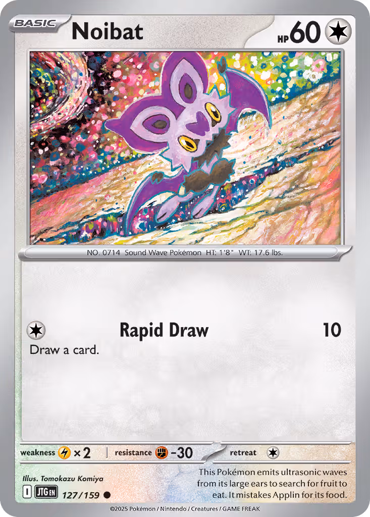 Noibat 127/159 Pokemon card