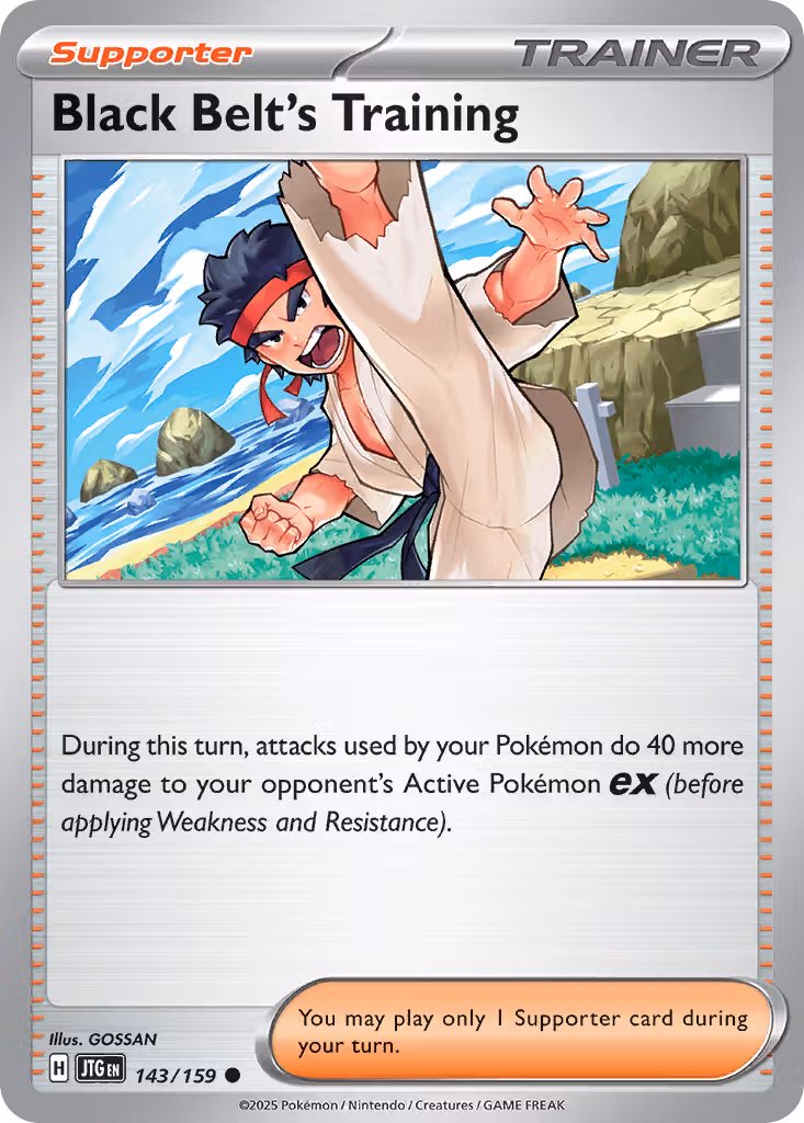 Black Belt's Training 143/159 Pokemon card