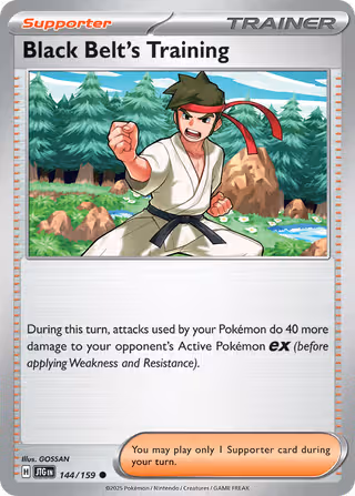 Black Belt's Training 144/159 Pokemon card