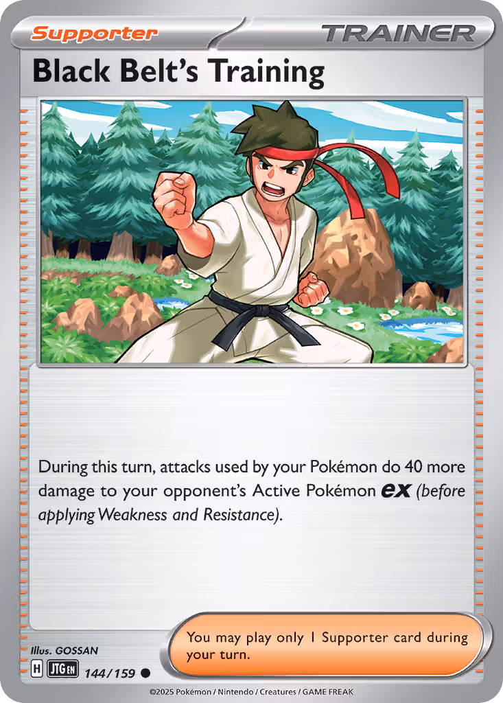 Black Belt's Training 144/159 Pokemon card