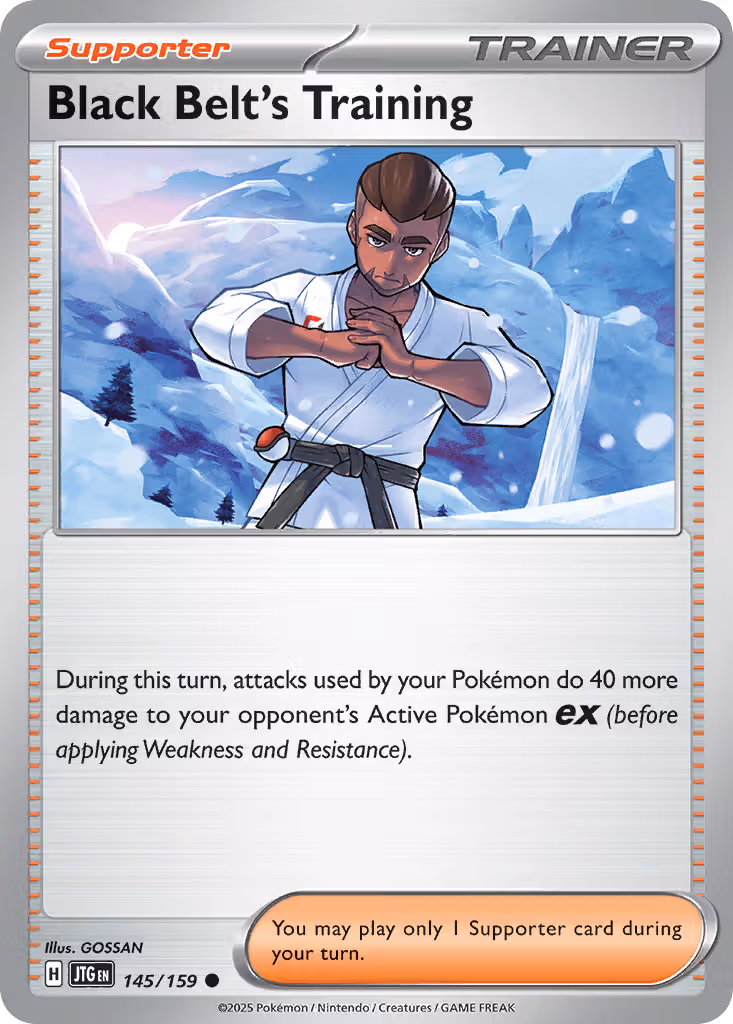 Black Belt's Training 145/159 Pokemon card