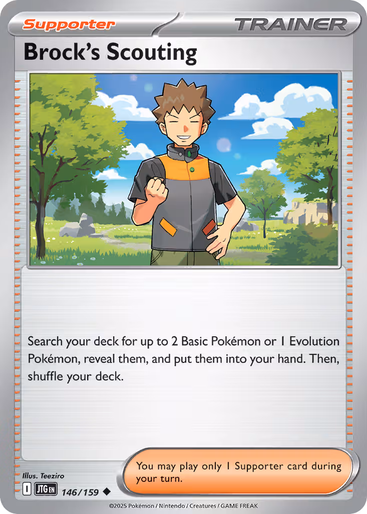 Brock's Scouting 146/159 Pokemon card