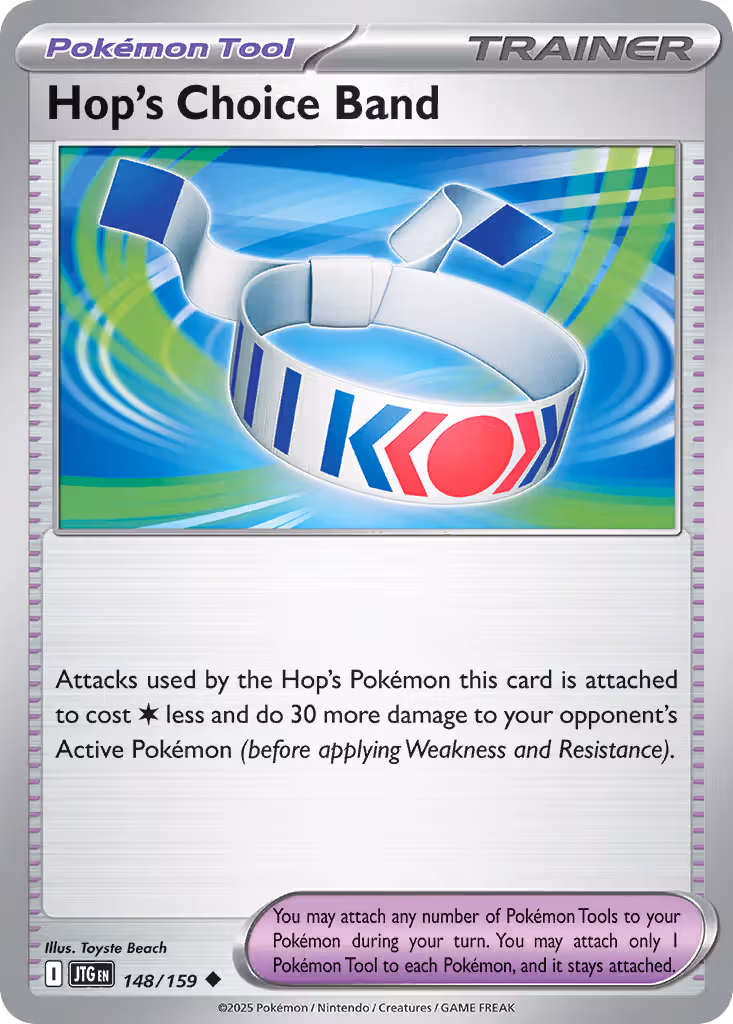 Hop's Choice Band 148/159 Pokemon card