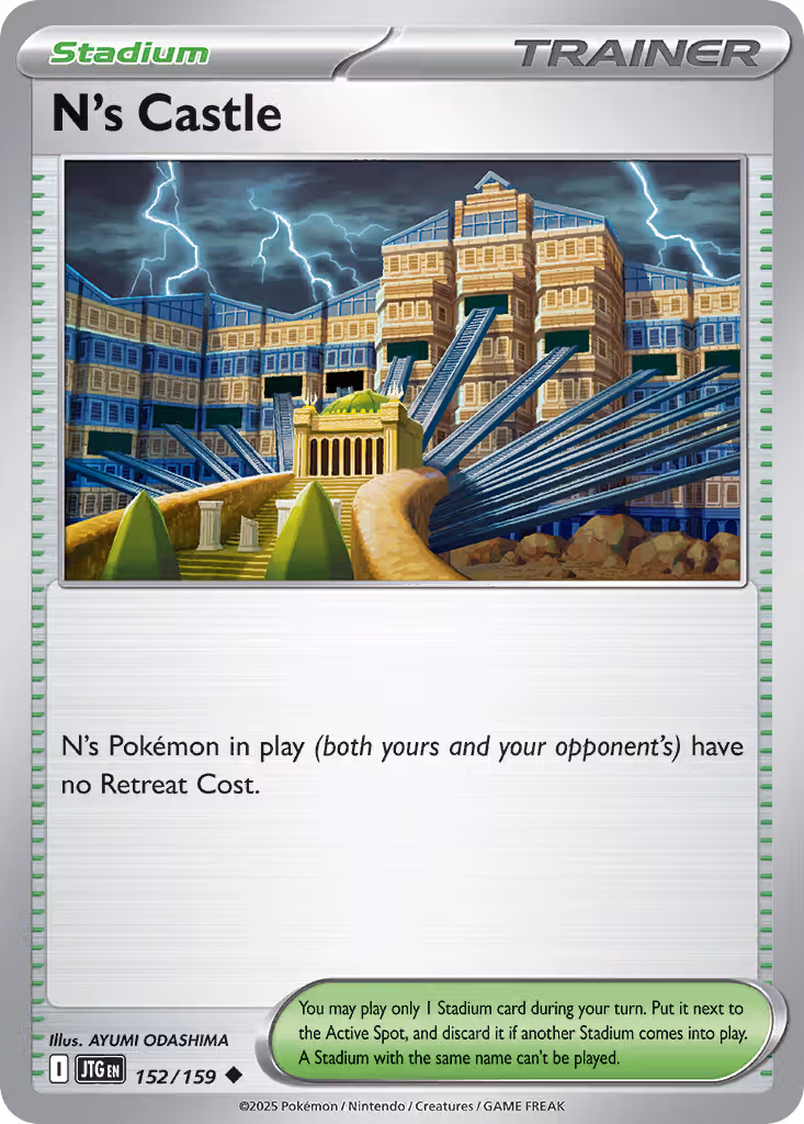 N's Castle 152/159 Pokemon card