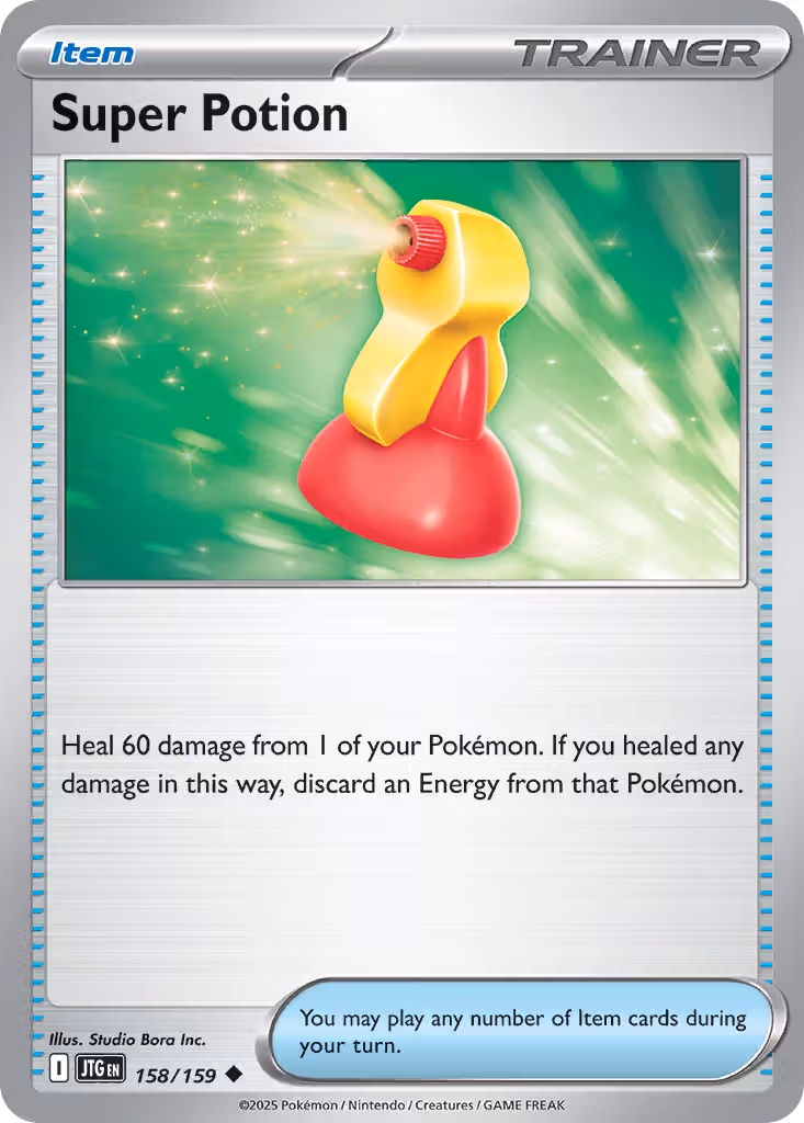 Super Potion 158/159 Pokemon card