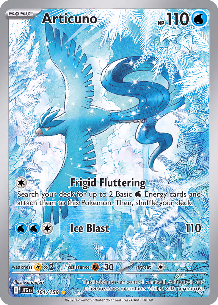 Articuno 161/159 Pokemon card