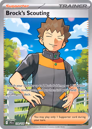 Brock's Scouting 179/159 Pokemon card