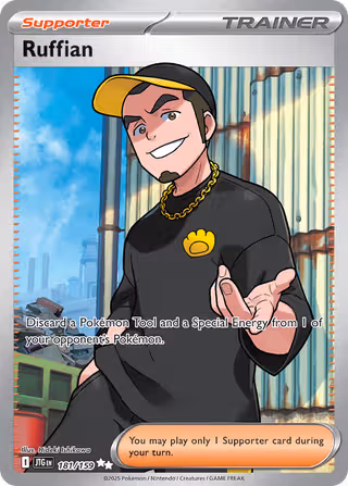 Ruffian 181/159 Pokemon card