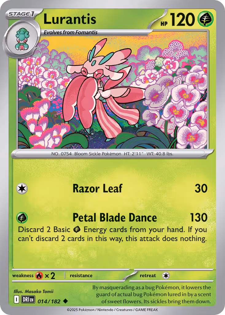 Lurantis 14/182 Pokemon card