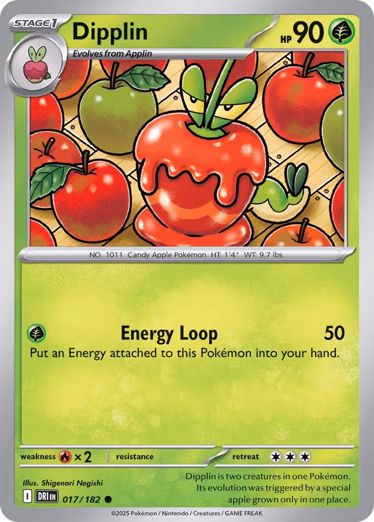 Dipplin 17/182 Pokemon card