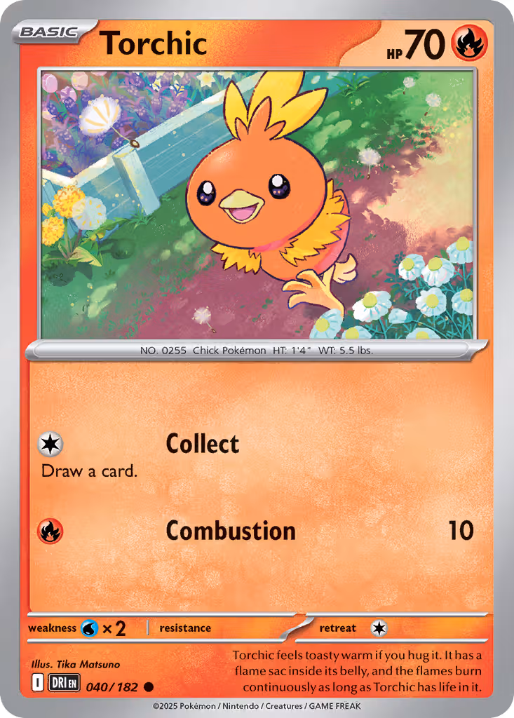 Torchic 40/182 Pokemon card
