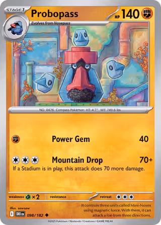 Probopass 98/182 Pokemon card