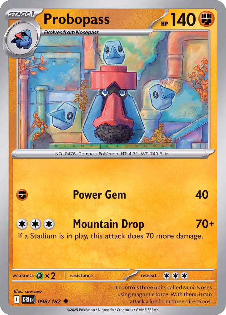Probopass 98/182 Pokemon card