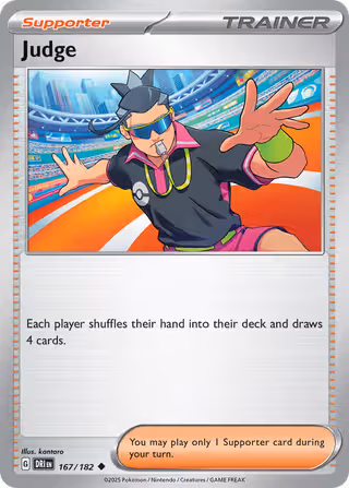 Judge 167/182 Pokemon card