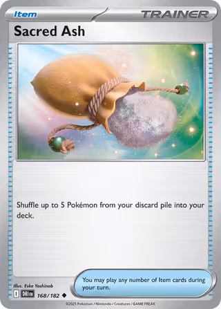 Sacred Ash 168/182 Pokemon card