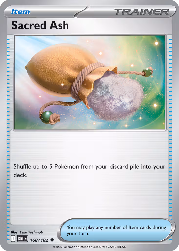 Sacred Ash 168/182 Pokemon card