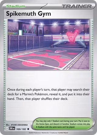 Spikemuth Gym 169/182 Pokemon card