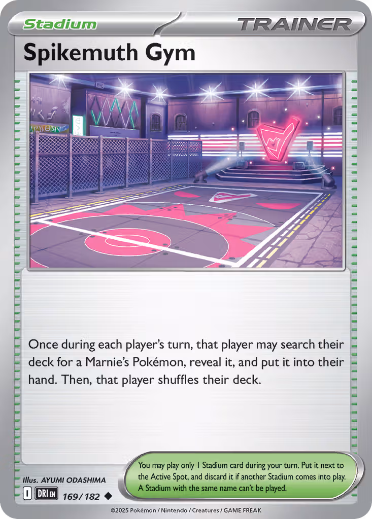 Spikemuth Gym 169/182 Pokemon card