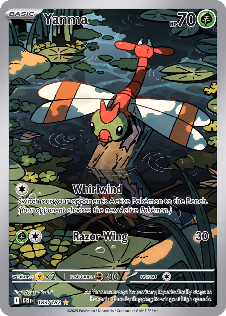 Yanma 183/182 Pokemon card