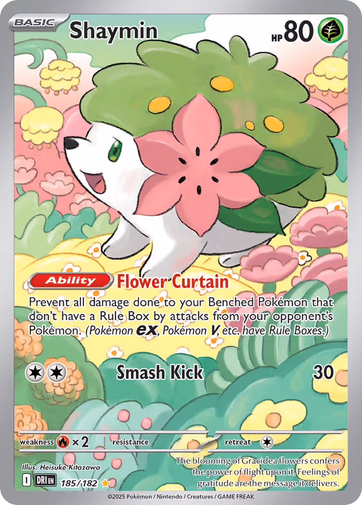 Shaymin 185/182 Pokemon card