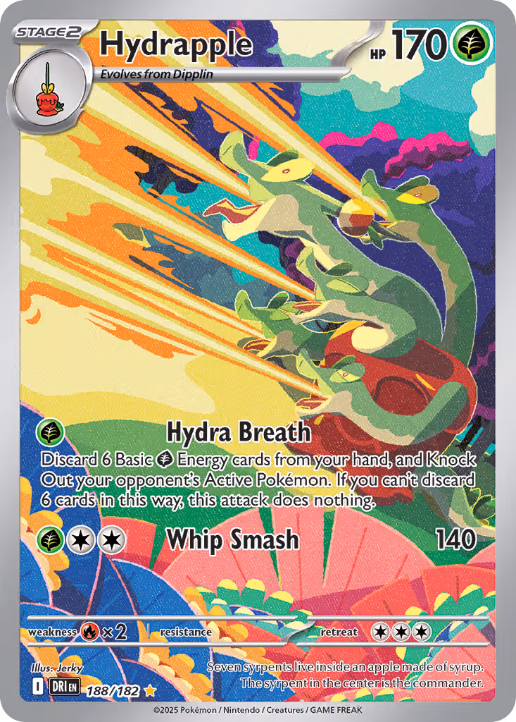 Hydrapple 188/182 Pokemon card