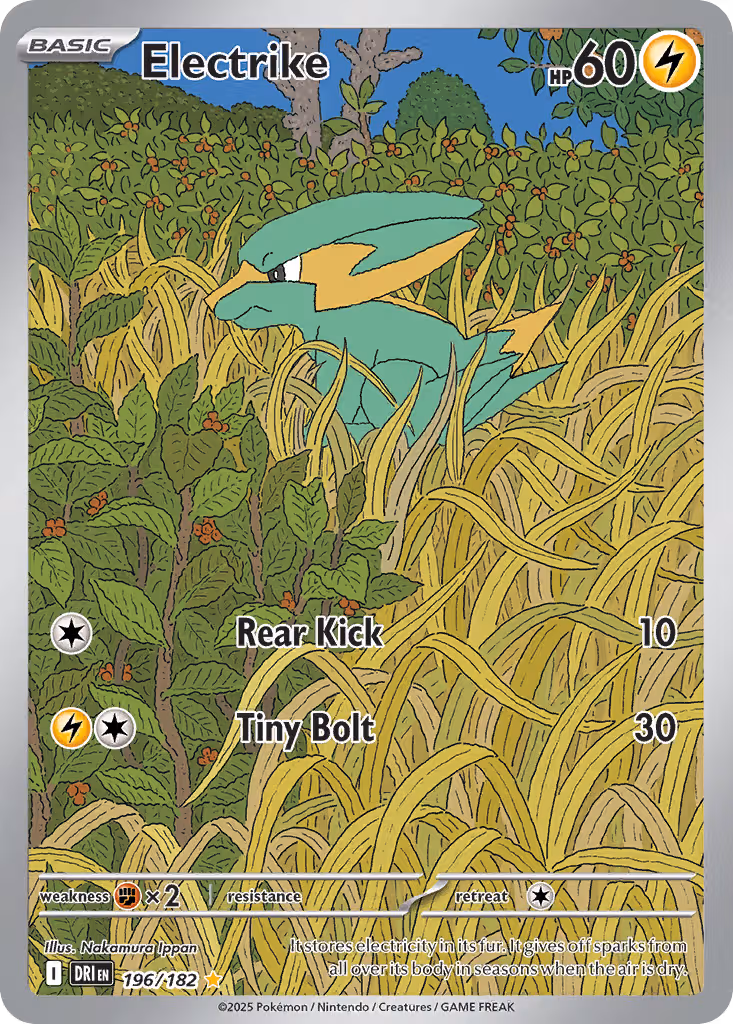 Electrike 196/182 Pokemon card