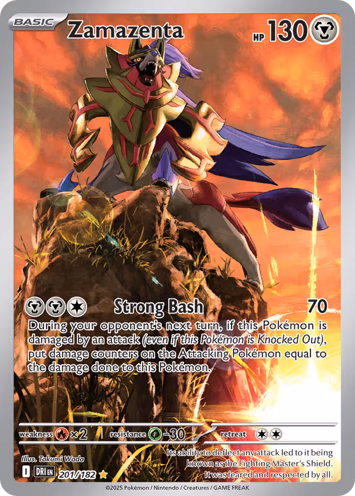 Zamazenta 201/182 Pokemon card
