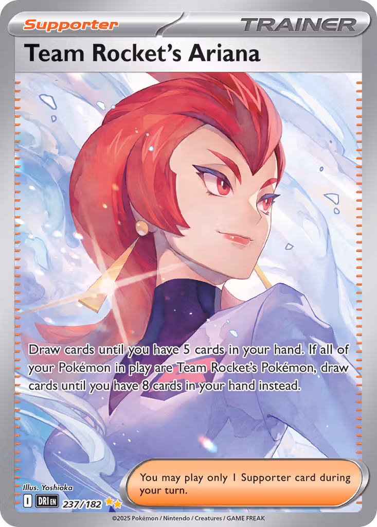 Team Rocket's Ariana 237/182 Pokemon card