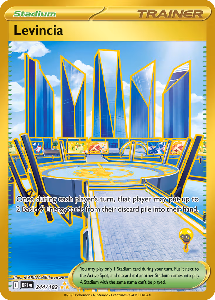 Levincia 244/182 Pokemon card