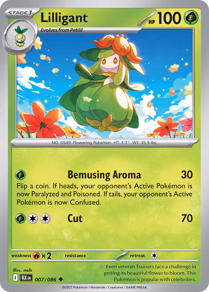 Lilligant 7/86 Pokemon card
