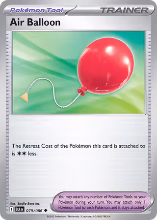 Air Balloon 79/86 Pokemon card