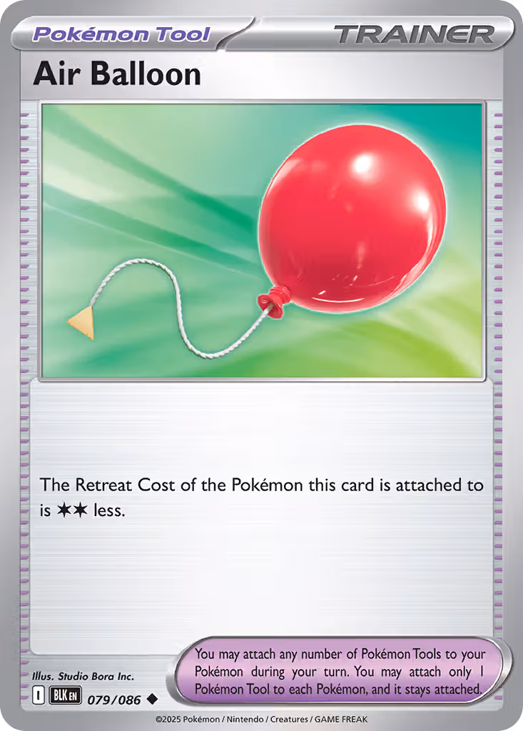 Air Balloon 79/86 Pokemon card