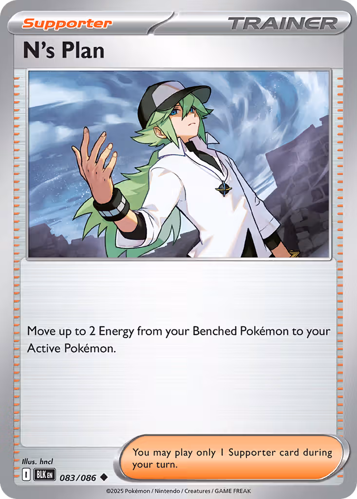 N's Plan 83/86 Pokemon card