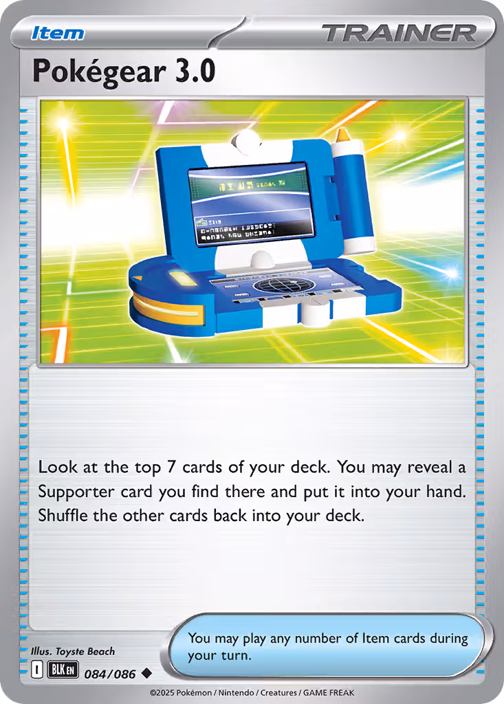 Pokégear 3.0 84/86 Pokemon card