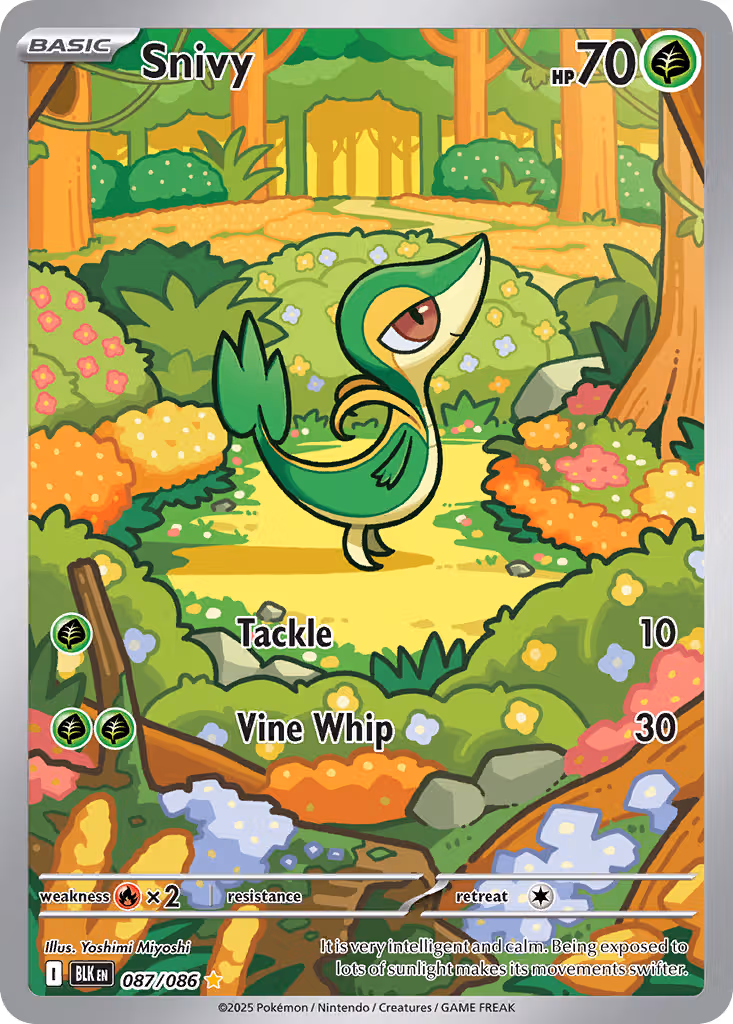 Snivy 87/86 Pokemon card