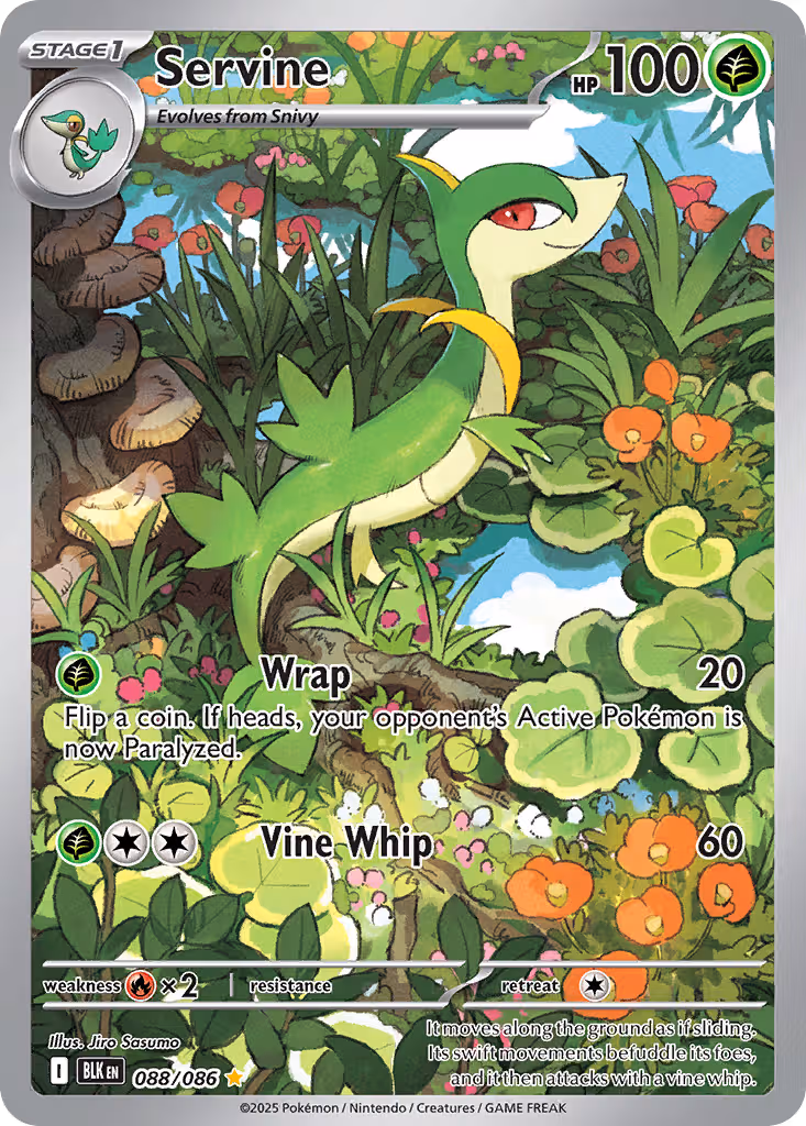 Servine 88/86 Pokemon card