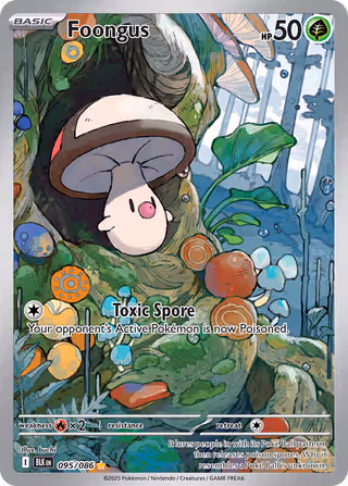 Foongus 95/86 Pokemon card