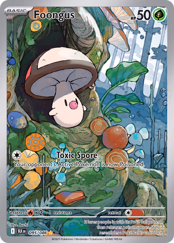 Foongus 95/86 Pokemon card