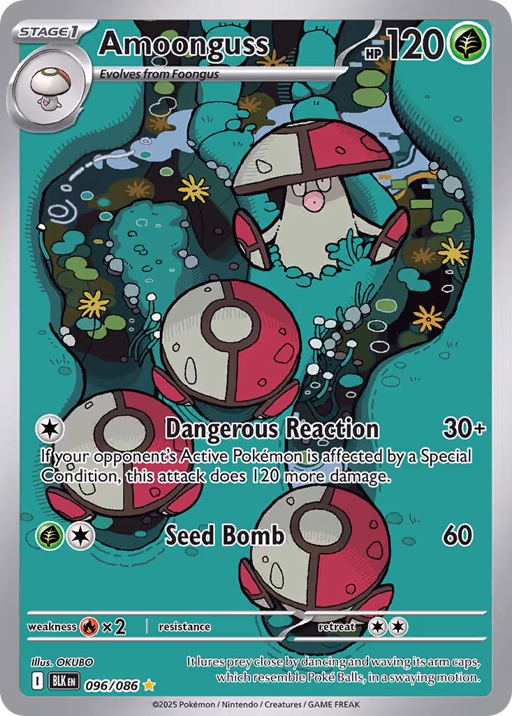Amoonguss 96/86 Pokemon card