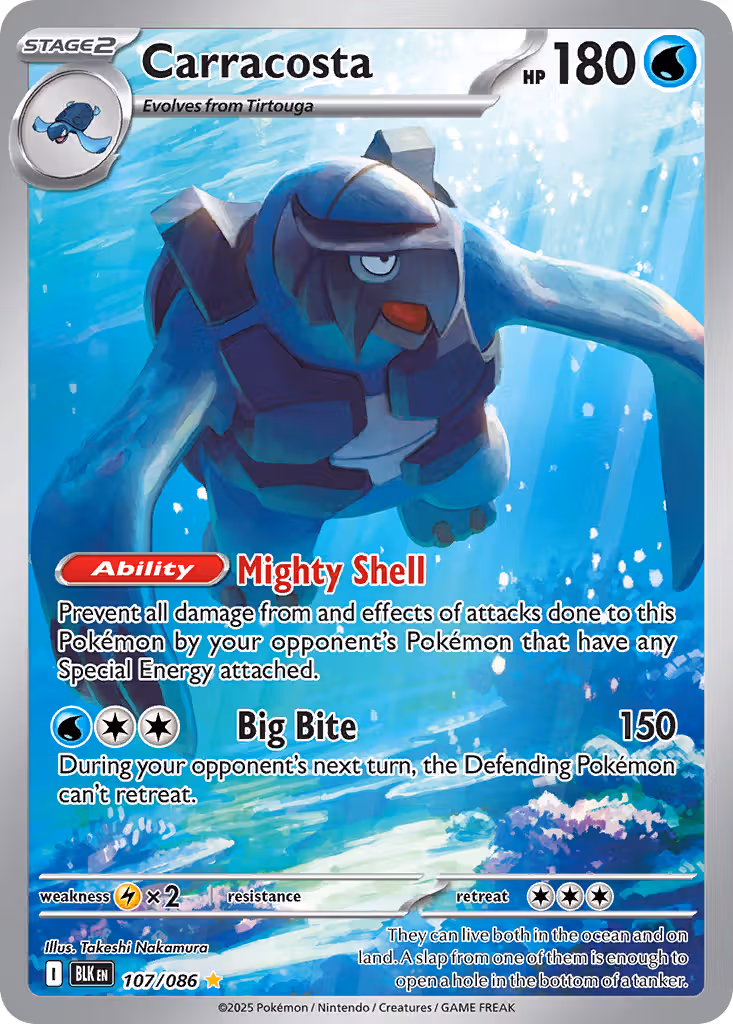 Carracosta 107/86 Pokemon card