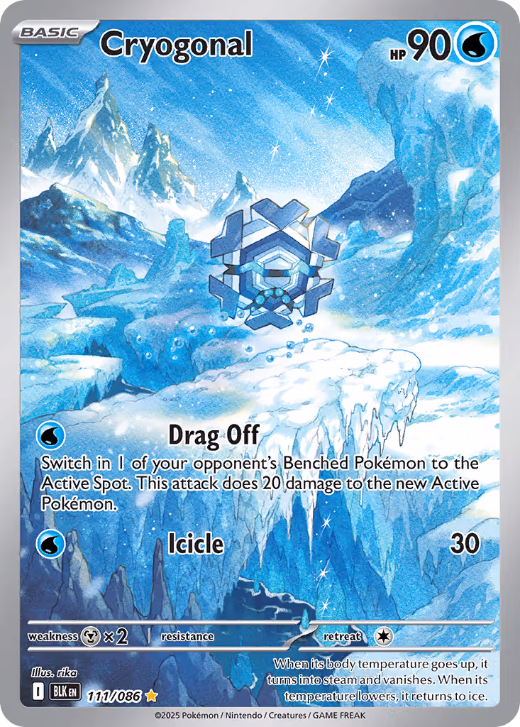 Cryogonal 111/86 Pokemon card