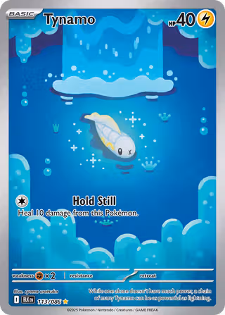 Tynamo 113/86 Pokemon card