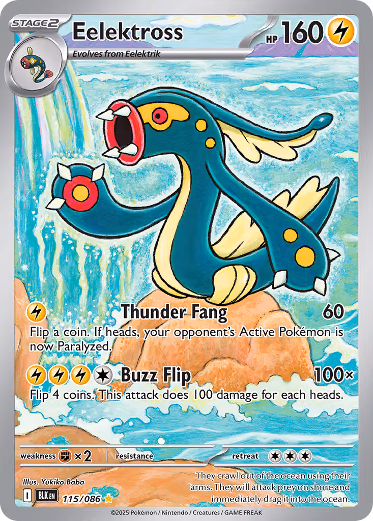 Eelektross 115/86 Pokemon card